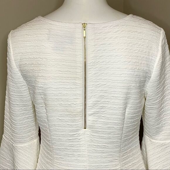 Liz Claiborne NWT ivory bell sleeve dress size 4 - Picture 10 of 16